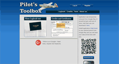 Desktop Screenshot of pilots-toolbox.com
